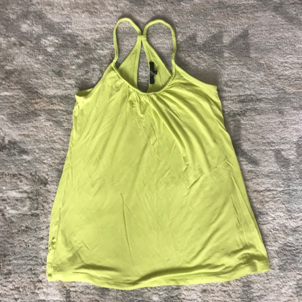 Tart bright yellow tank
